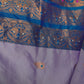 Lavender Purple Paithani Silk Saree - 