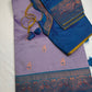 Lavender Purple Paithani Silk Saree - 
