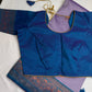 Lavender Purple Paithani Silk Saree - 