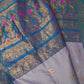 Lavender Purple Paithani Silk Saree - 