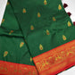 Green Red Paithani Silk Saree - 