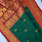 Green Red Paithani Silk Saree - 