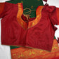 Green Red Paithani Silk Saree - 