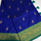 Blue Green Paithani Silk Saree - 