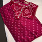 Bandhani Bhandej Pink Modal Silk Saree - 