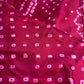 Bandhani Bhandej Pink Modal Silk Saree - 