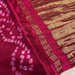 Bandhani Bhandej Pink Modal Silk Saree - 