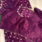 Bandhani Bhandej Purple Modal Silk Saree - 
