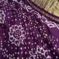 Bandhani Bhandej Purple Modal Silk Saree - 