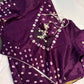 Bandhani Bhandej Purple Modal Silk Saree - 