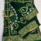 Bandhani Bhandej Gharchola Modal Silk Saree - 