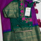 Semi Gadwal Silk Purple Saree - 