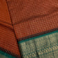 Semi Gadwal Silk Rust Brown Saree - 