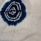 Bandhani Bhandej Half and Half White Blue modal Silk Saree - 