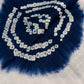 Bandhani Bhandej Half and Half White Blue modal Silk Saree - 