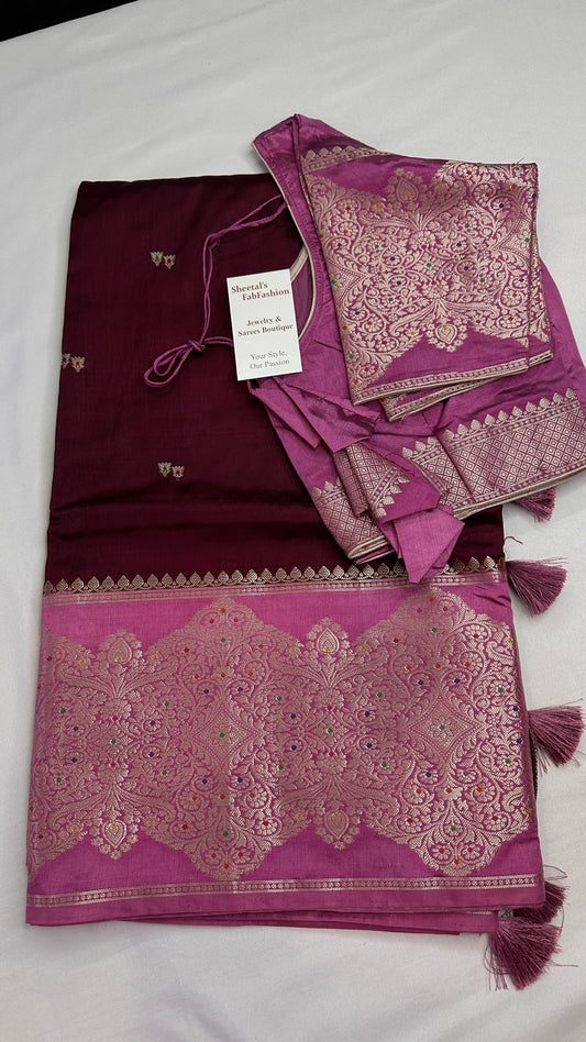 Raw Mango Light Weight Silk Saree - 