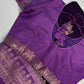 Purple Raw Mango Light Weight Silk Saree - 