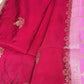 Pink Raw Mango Light Weight Silk Saree - 
