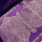 Purple Raw Mango Light Weight Silk Saree - 