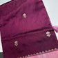 Purple Raw Mango Light Weight Silk Saree - 