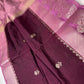 Purple Raw Mango Light Weight Silk Saree - 