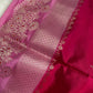 Pink Raw Mango Light Weight Silk Saree - 