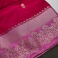 Pink Raw Mango Light Weight Silk Saree - 