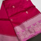 Pink Raw Mango Light Weight Silk Saree - 