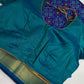 Blue Patola Ikkat Light Weight Silk Saree - 