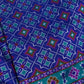 Blue Patola Ikkat Light Weight Silk Saree - 