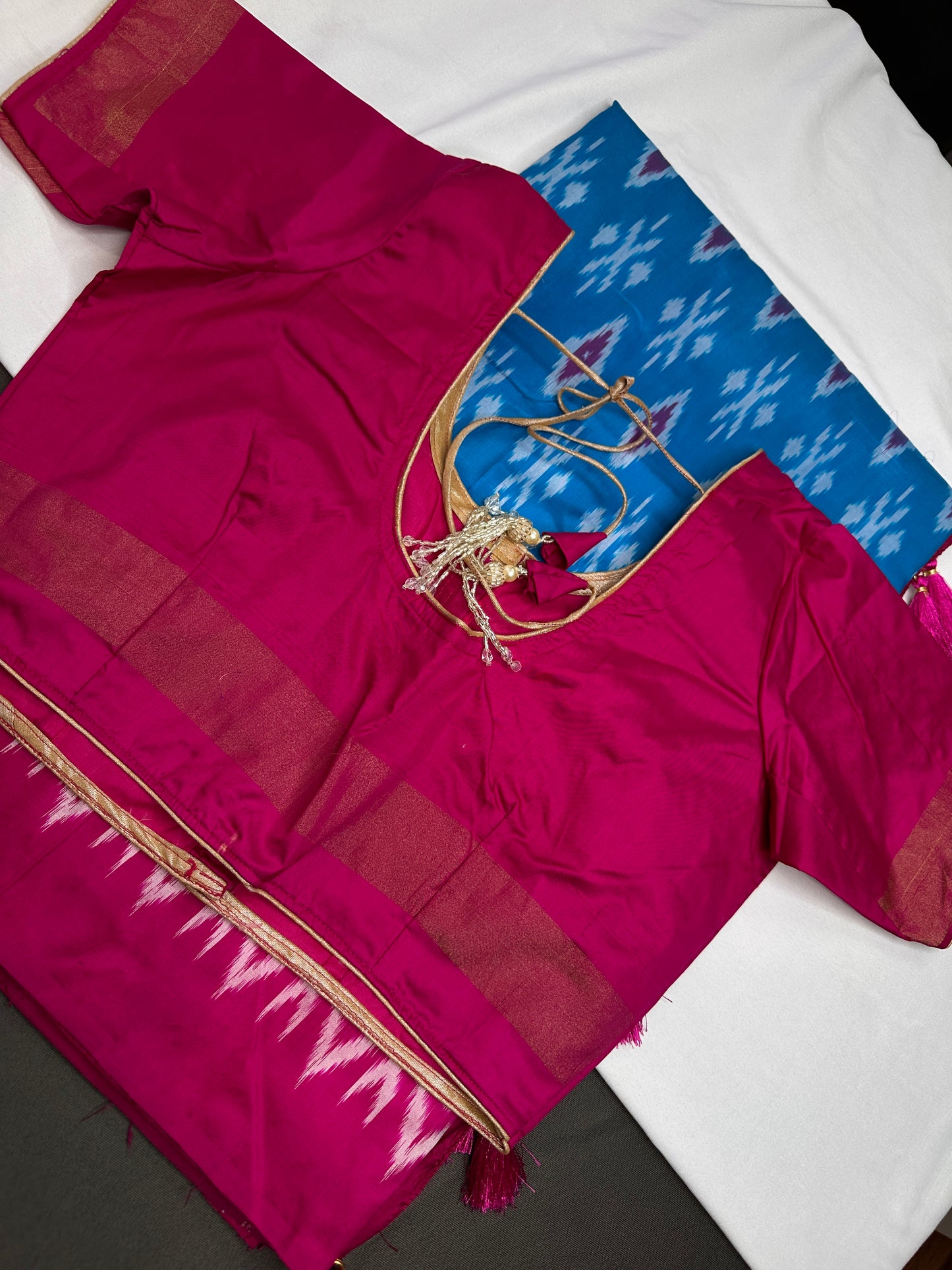 Pure Silk Handloom Pochampally Ikkat Saree - 