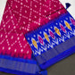 Pure Silk Handloom Pochampally Ikkat Pink Saree - 
