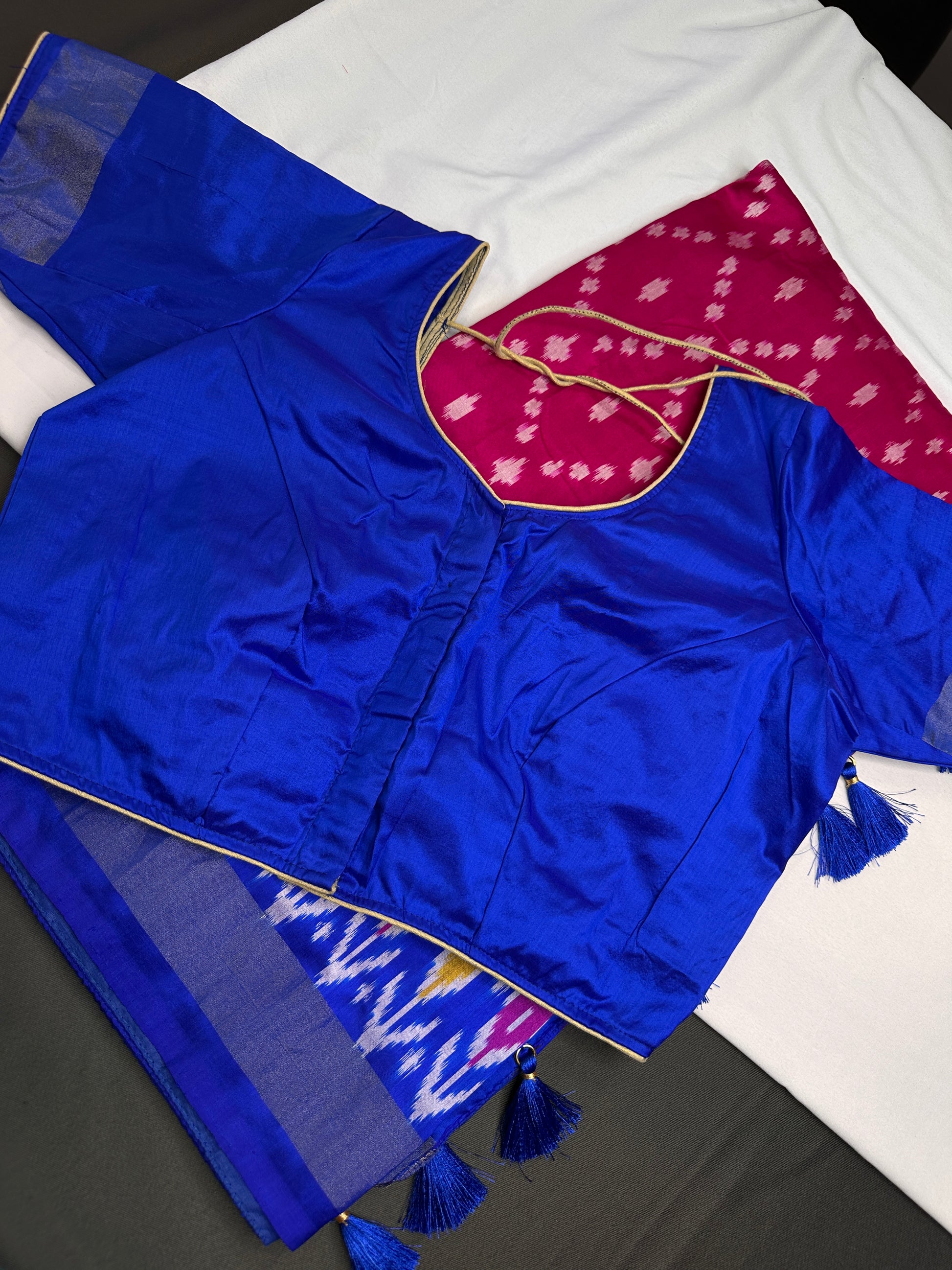 Pure Silk Handloom Pochampally Ikkat Pink Saree - 