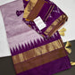Pure Silk Handloom Pochampally Ikkat Purple Saree - 