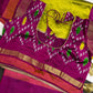 Pure Silk Handloom Pochampally Ikkat Green Saree - 