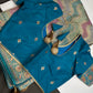 Pashmina Weaving Banarsi Silk Saree - 