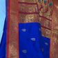 Blue Purple Paithani Silk Saree - 