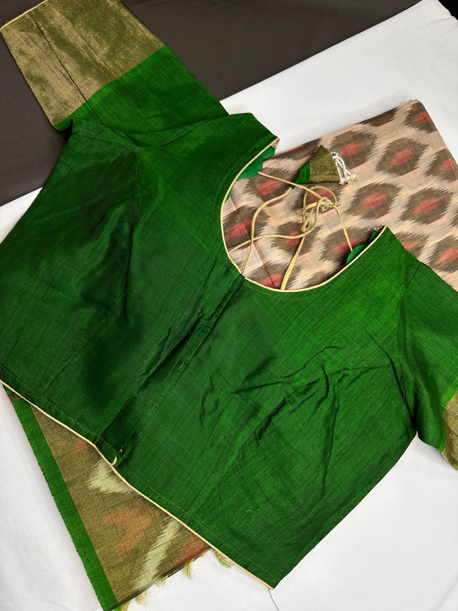Pure Cotton Silk Pochampally Ikkat Saree - 