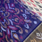 Pure Cotton Silk Pochampally Beige Blue Ikkat Saree - 