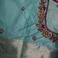 Semi Kanchi Palki Bharat Pink Butterfly Saree - 