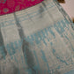 Semi Kanchi Palki Bharat Pink Butterfly Saree - 