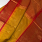 Semi Gadwal Mustard Red Saree - 