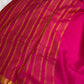 Mysore Crepe Pink Semi Silk with 2 Blouses - 