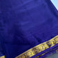 Mysore Crepe Purple Semi Silk with 2 Blouses - 