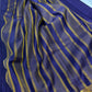 Mysore Crepe Purple Semi Silk with 2 Blouses - 
