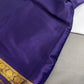 Mysore Crepe Purple Semi Silk with 2 Blouses - 