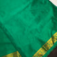 Mysore Crepe Green Semi Silk with 2 Blouses - 