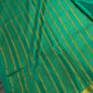 Mysore Crepe Green Semi Silk with 2 Blouses - 