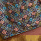Mysore Crepe Peach Semi Silk with 2 Blouses - 