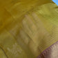 Pure Venkatgiri Handloom Yellow Pink Silk Saree - 